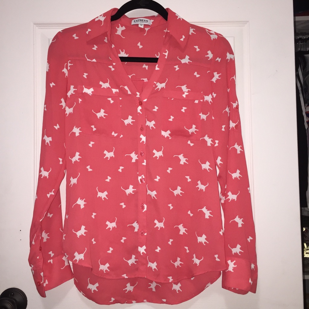 Express Button Down Top